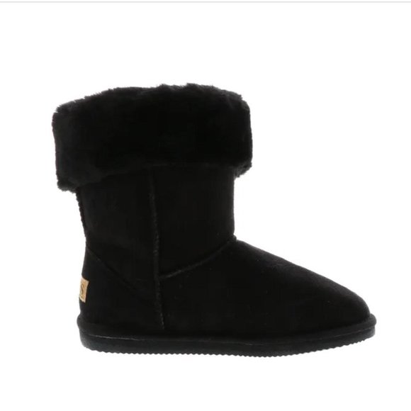 NWOB Apres V-Tassel Boot Faux Suede/Fur Boot, Women's 9M - Picture 1 of 6